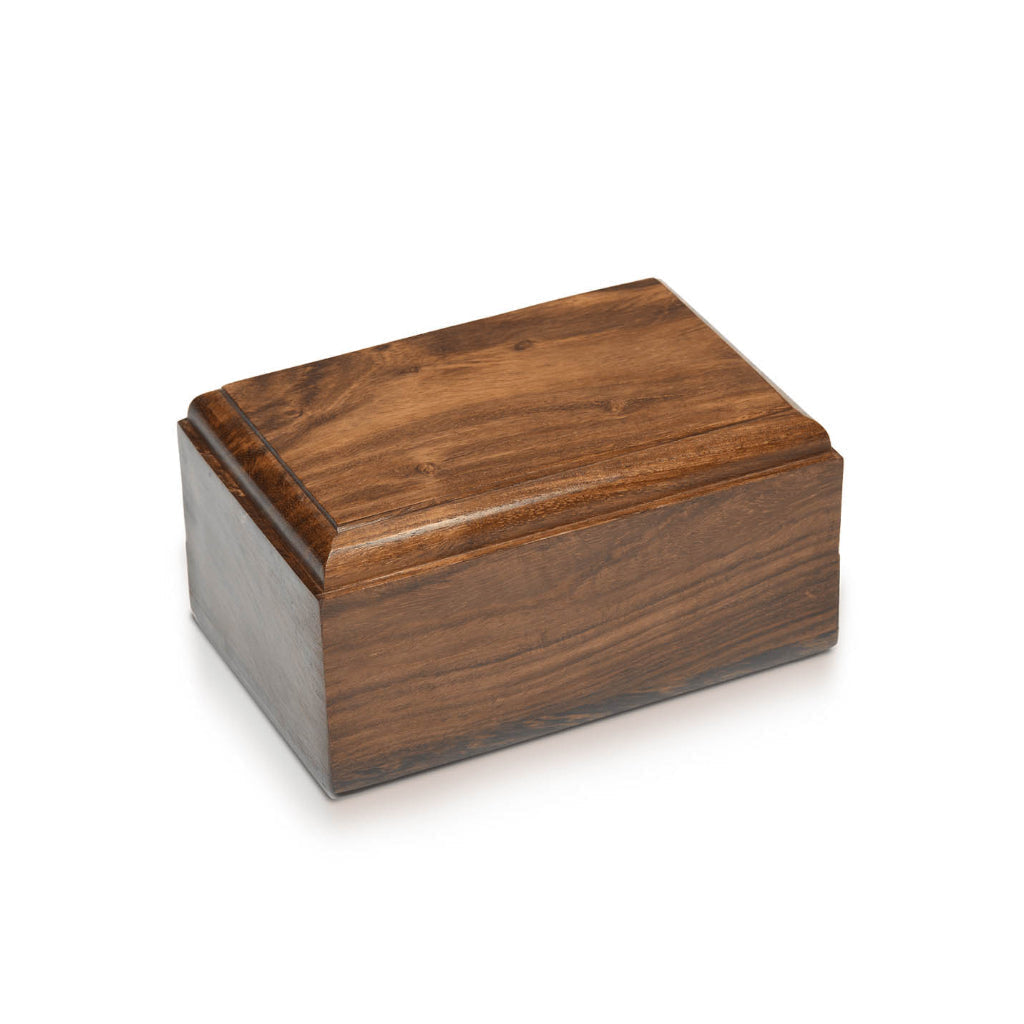 IMPERFECT SELECTION - SMALL Rosewood Urn -2705- Bevel Edge