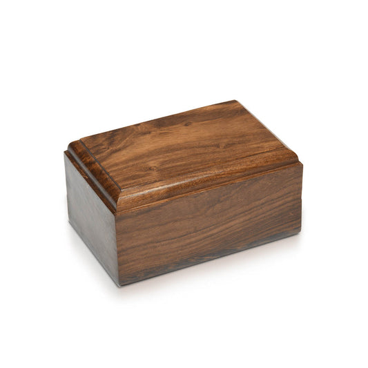 IMPERFECT SELECTION - SMALL Rosewood Urn -2705- Bevel Edge