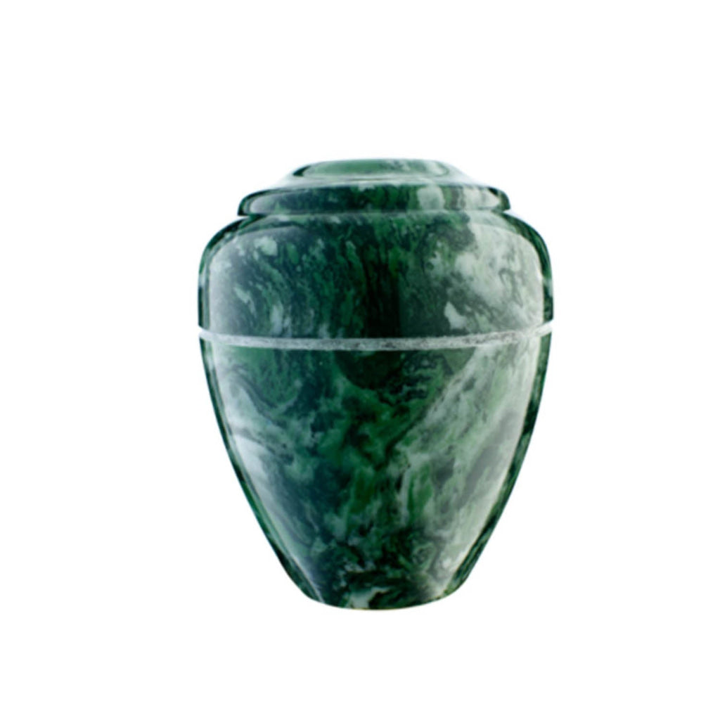 KEEPSAKE Cultured Marble Vase Green Ascota