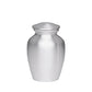 SMALL– Classic Alloy Urn AU-CLB – Brushed Silver Look