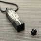 J-105 -  Black Bar with Tree of Life - Pendant with Chain