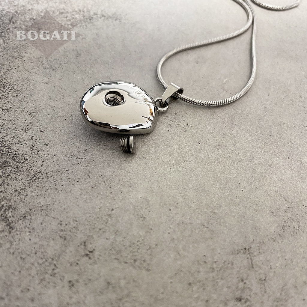 J-1603 - Baseball Mitt and Ball - Pendant with Chain