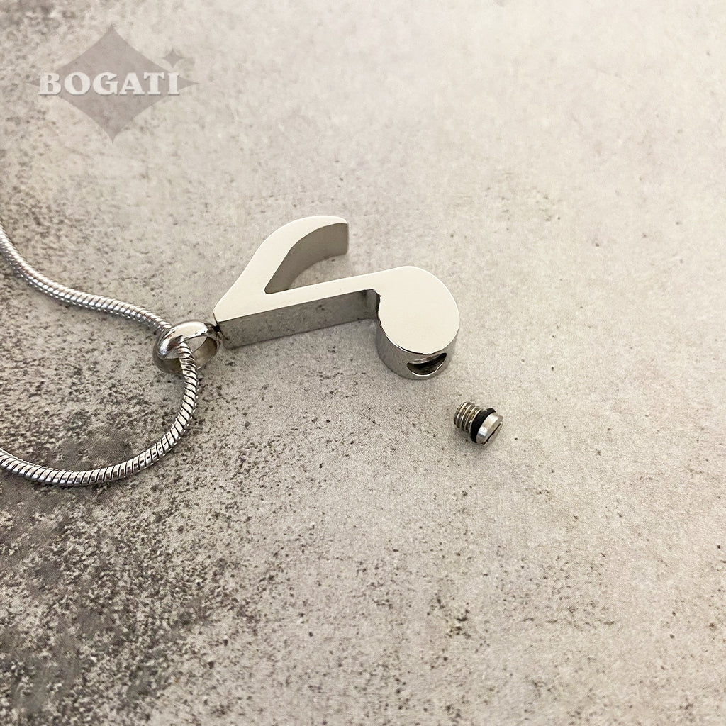 J-188 - Musical Note - Pendant with Chain