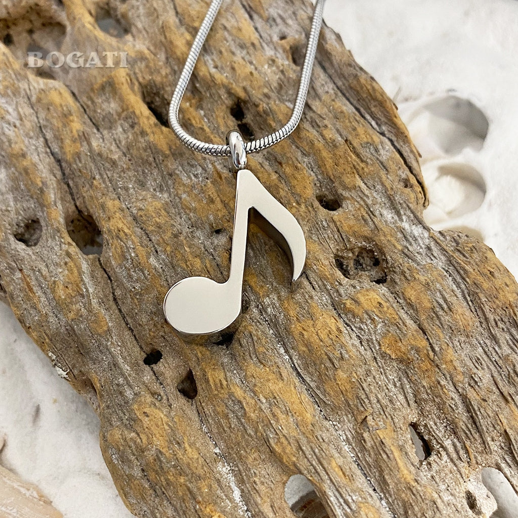 J-188 - Musical Note - Pendant with Chain