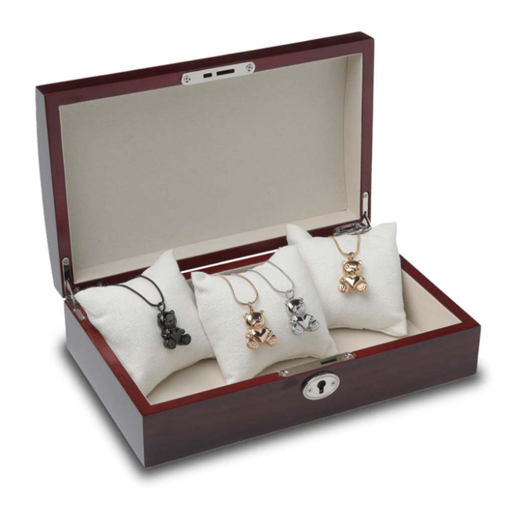 Jewelry Package: Teddy Bears - Pendants with Chains, box and display pillows