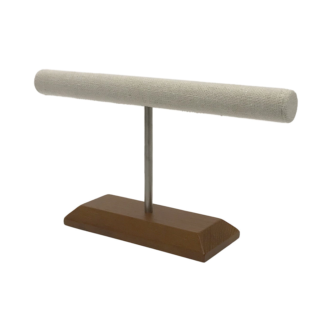 White Linen "T" Stand for Keychains