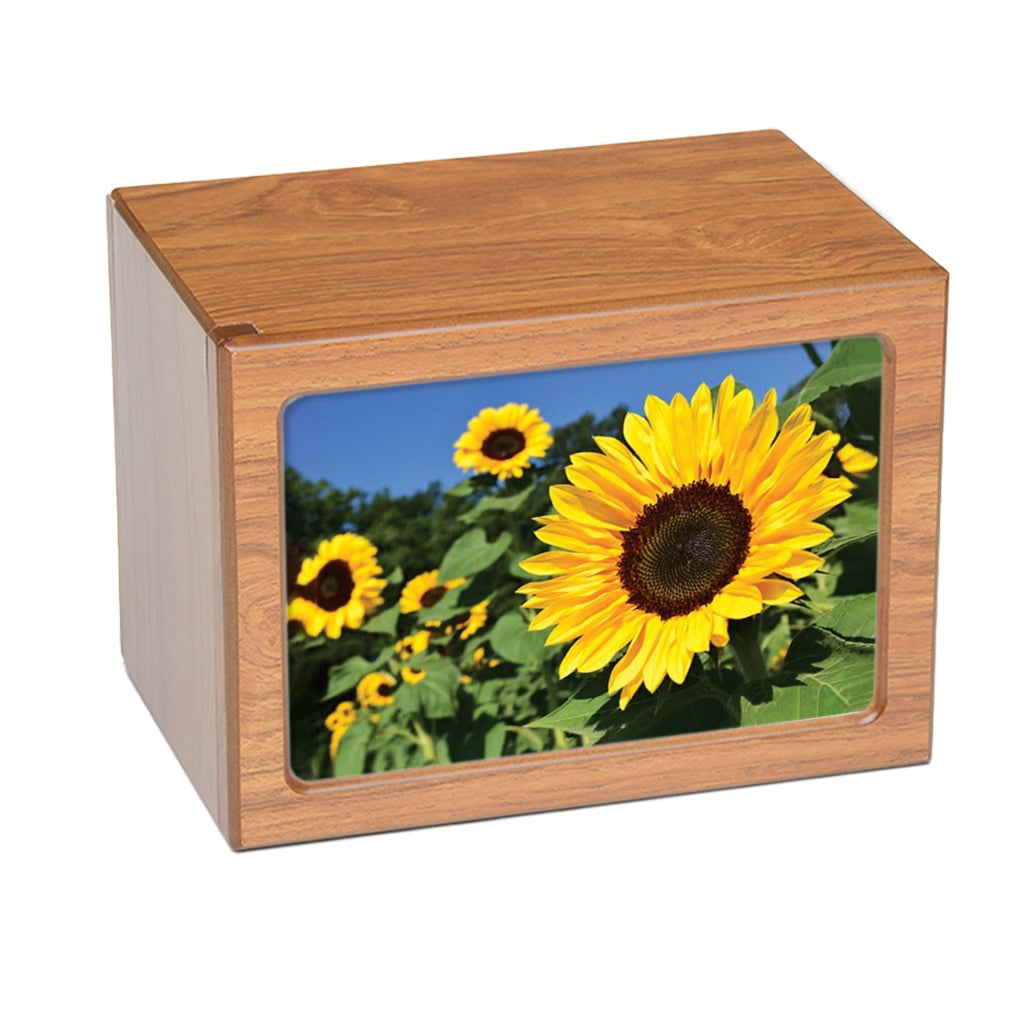 EXTRA LARGE Photo Frame Urn PY06 - Sunflowers