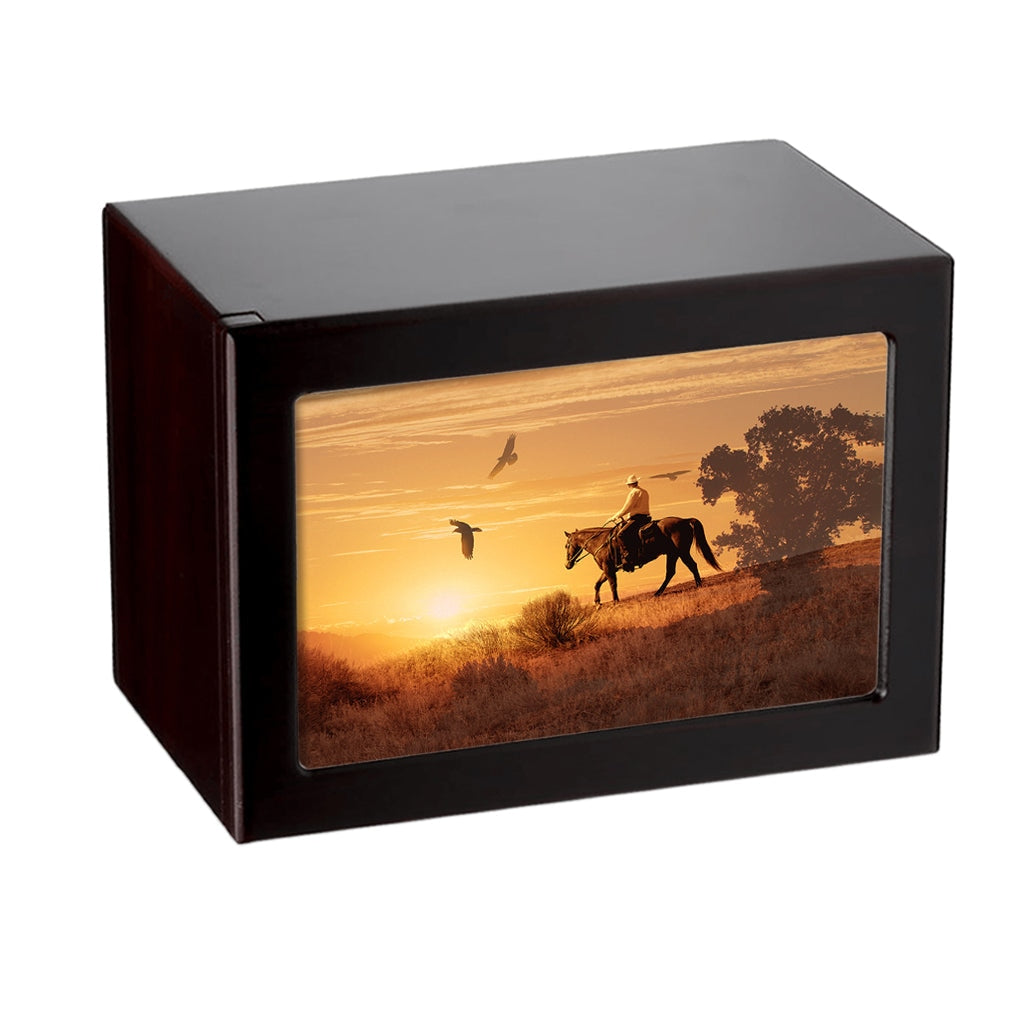 EXTRA LARGE PY06 - Cowboy at Sunset