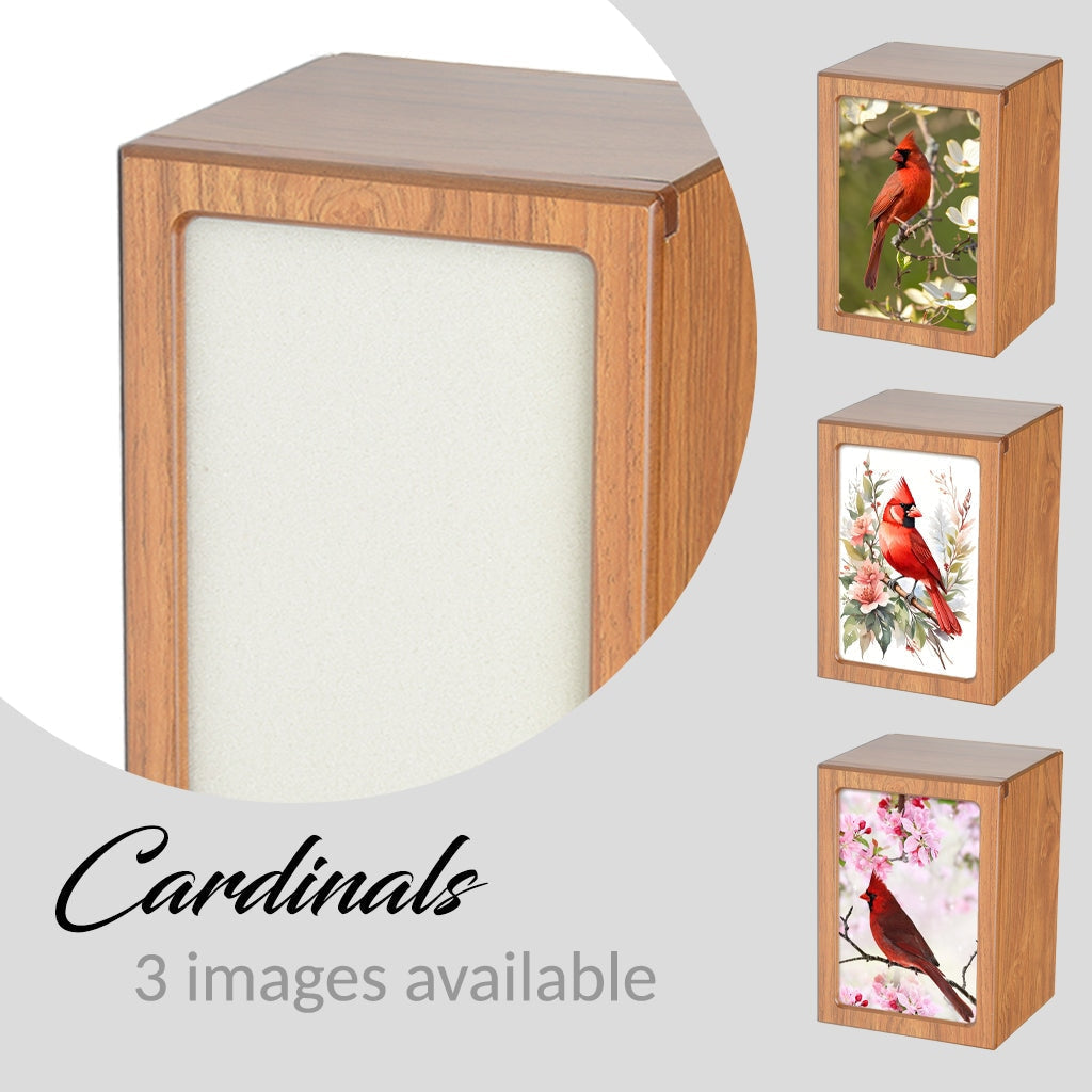 EXTRA LARGE Photo Frame Urn -PY06 - Cardinal