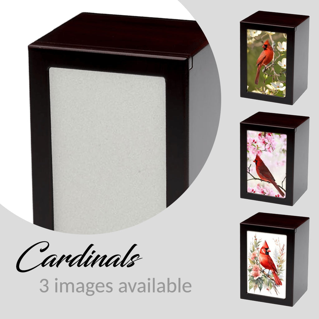 EXTRA LARGE Photo Frame Urn -PY06 - Cardinal