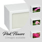 EXTRA LARGE Photo Frame urn PY06 - Pink Flowers