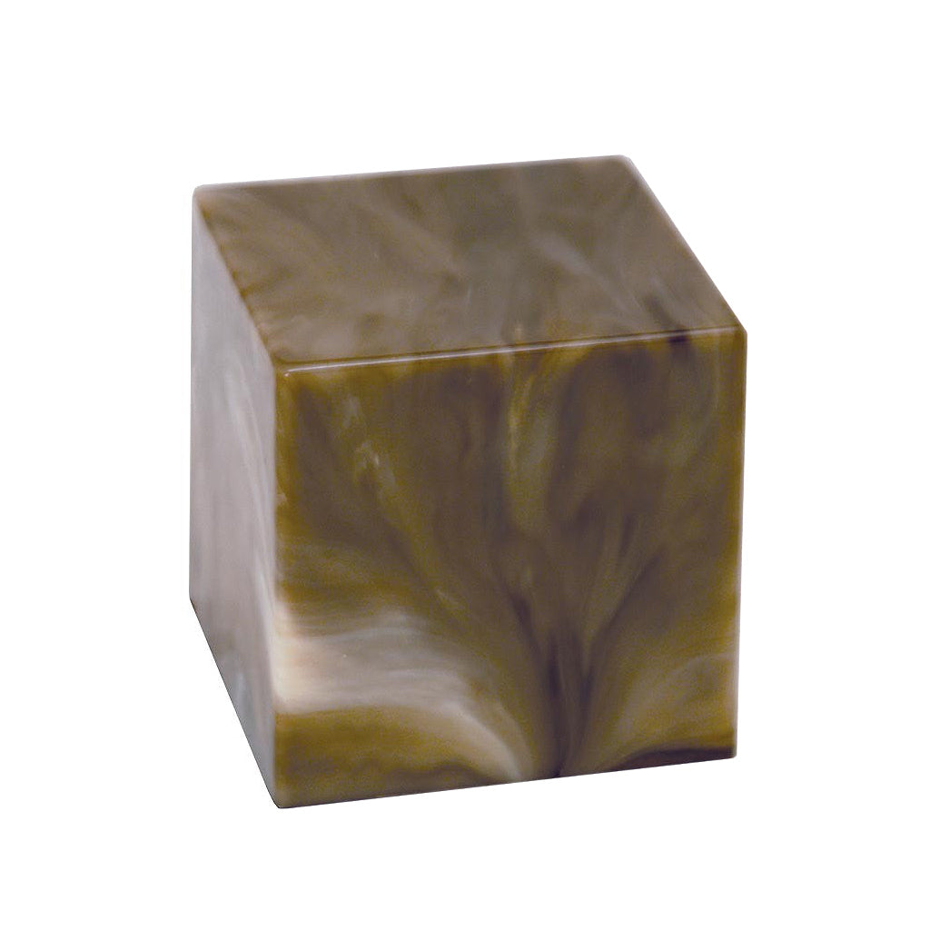 SMALL Cultured Onyx Urn - TAHOMA - Brown Agate