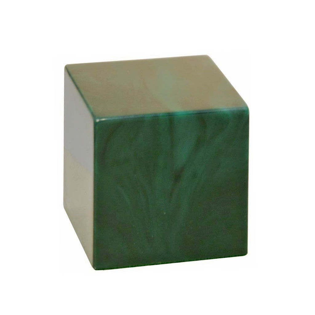 SMALL Cultured Onyx Urn - TAHOMA - Malachite