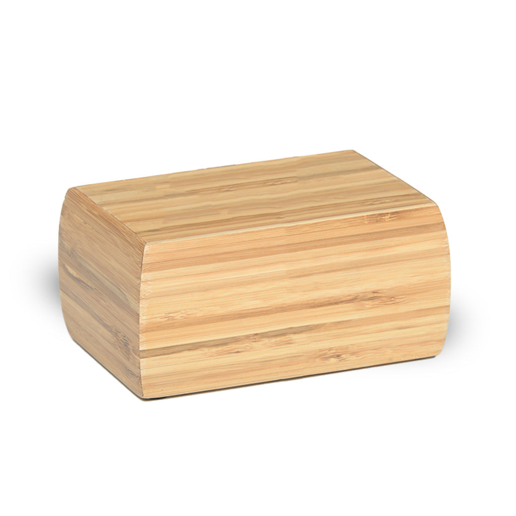 SMALL - Eco-friendly Bamboo Urn - 1024 - Curved edges
