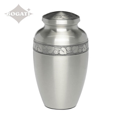 ADULT - Brass -1300-JAS- Bogati Jasmine™ - Pewter-tone band Pewter