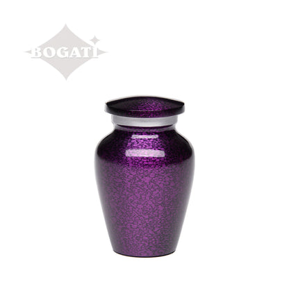 KEEPSAKE - Classic Alloy Urn -1310- Gloss finish Purple