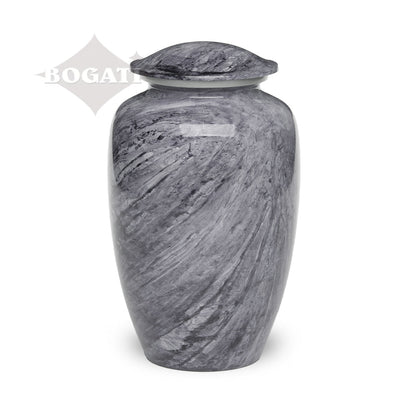 ADULT -Classic Alloy Urn - Hand-painted Stone-look