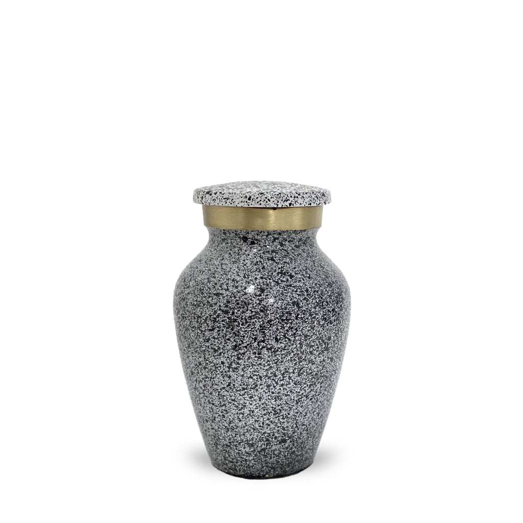 KEEPSAKE Brass urn -1541- Speckled Finish