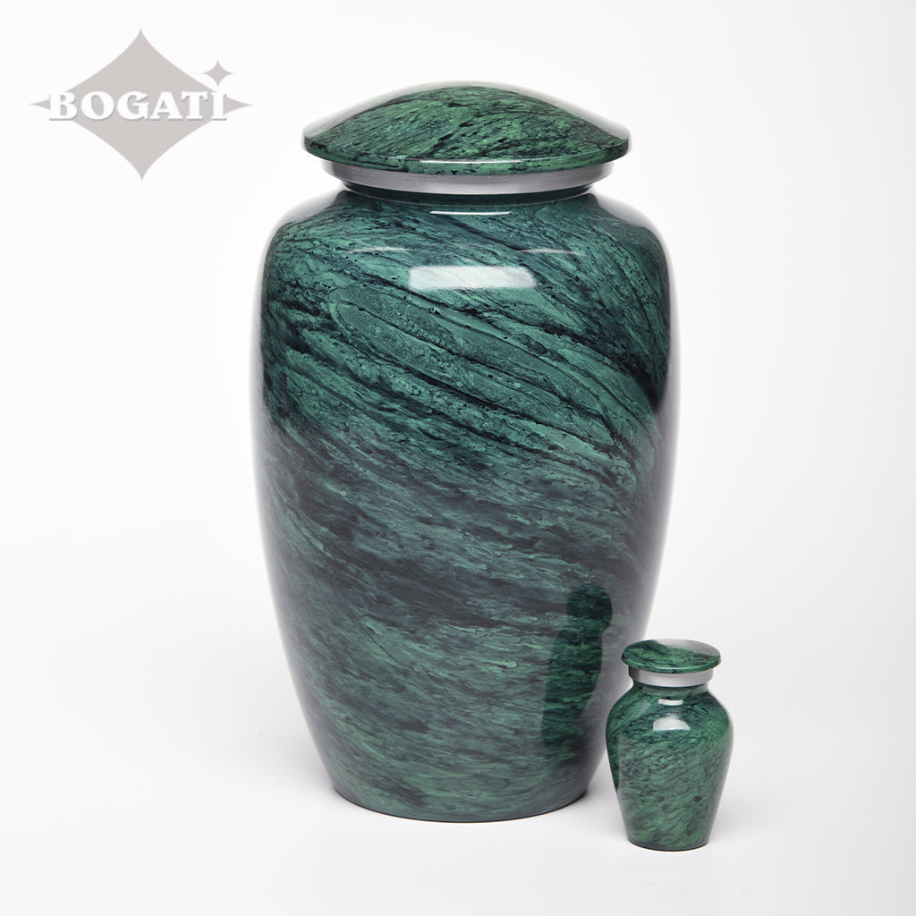 KEEPSAKE Classic Alloy urn -1600- Marbled Stone