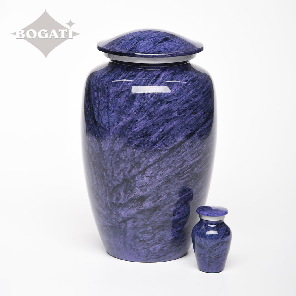 KEEPSAKE Classic Alloy urn -1600- Marbled Stone