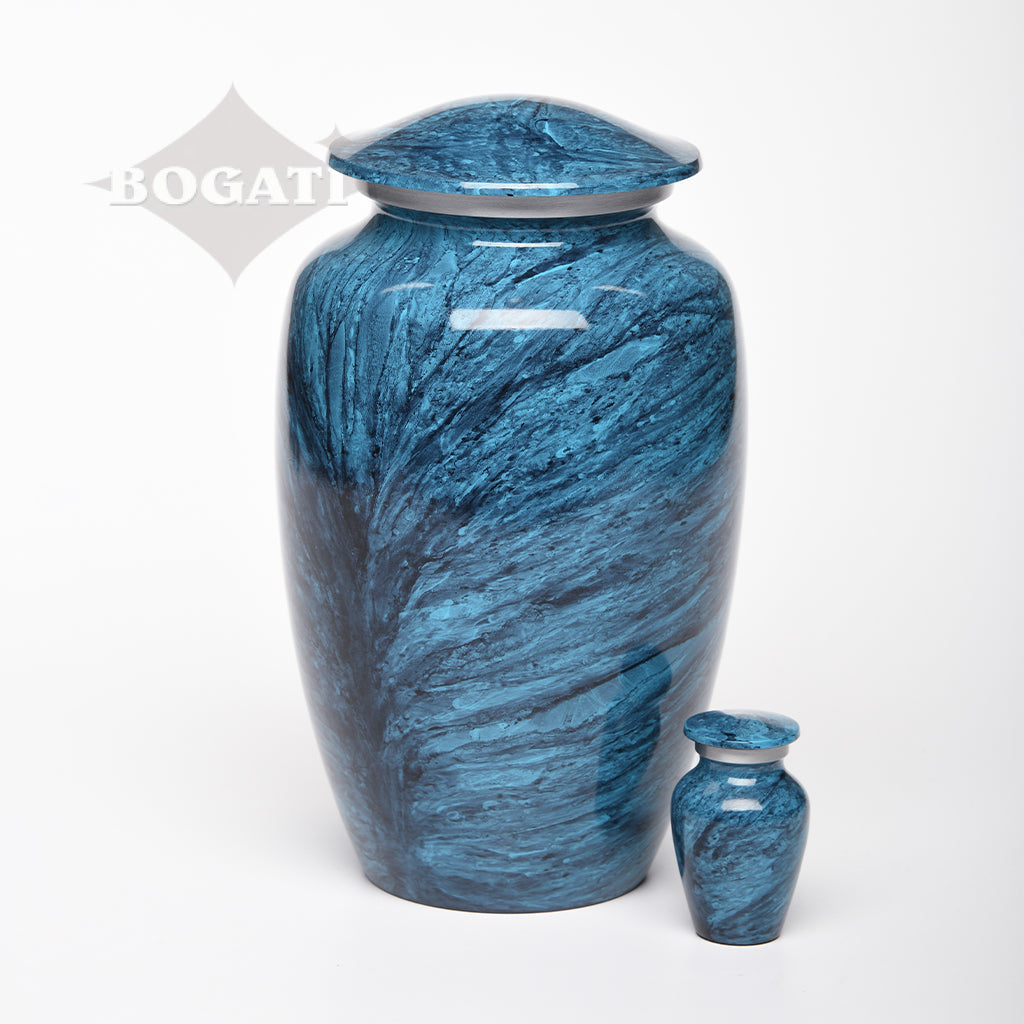 KEEPSAKE Classic Alloy urn -1600- Marbled Stone