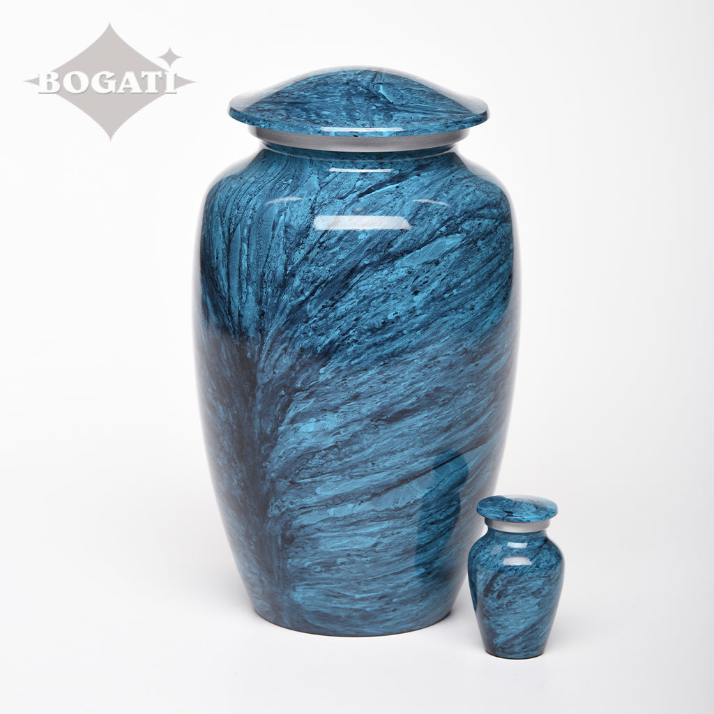 KEEPSAKE Classic Alloy urn -1600- Marbled Stone