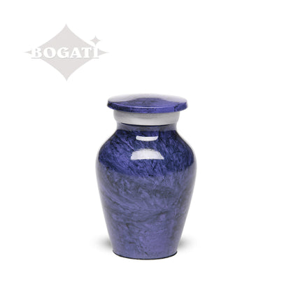 KEEPSAKE Classic Alloy urn -1600- Marbled Stone Purple