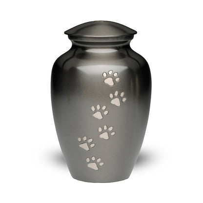 IMPERFECT SELECTION - LARGE Brass Pet Urn - "Paws to Heaven"