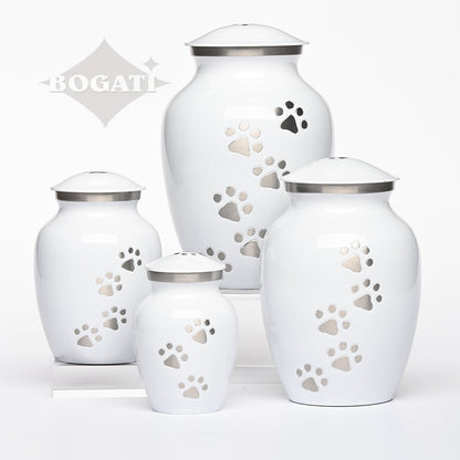 LARGE Brass Pet Urn - "Paws to Heaven"