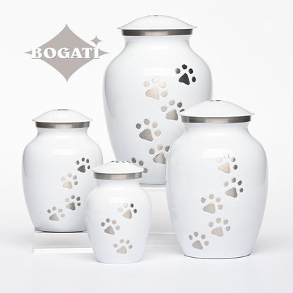 EXTRA SMALL Brass Pet Urn - "Paws to Heaven" (Copy)