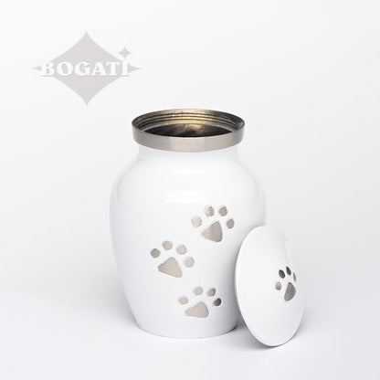 EXTRA SMALL Brass Pet Urn - "Paws to Heaven" (Copy)