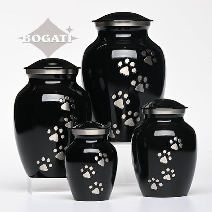 MEDIUM  Brass Pet Urn -"Paws to Heaven"