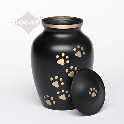 LARGE Brass Pet Urn - "Paws to Heaven"