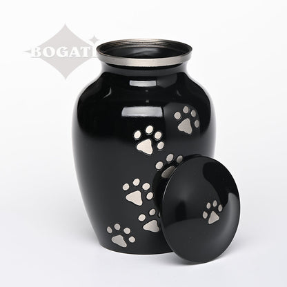 LARGE Brass Pet Urn - "Paws to Heaven"