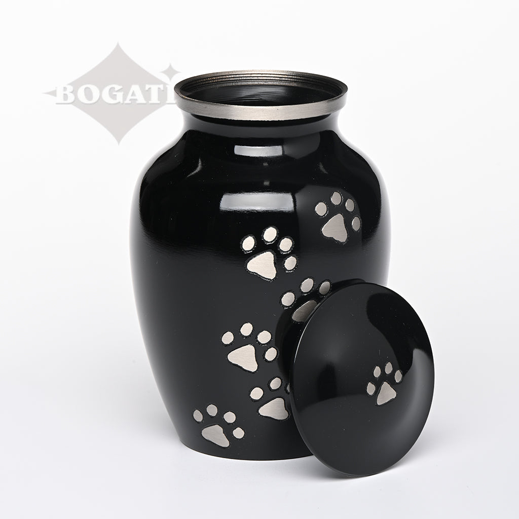 LARGE Brass Pet Urn - "Paws to Heaven"