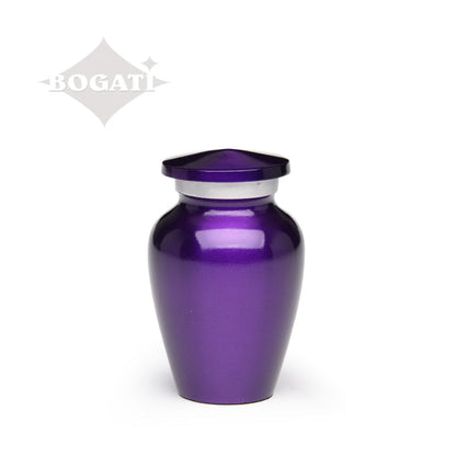 KEEPSAKE Classic Alloy urn -Color Perfection - High-Gloss Purple