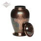 ADULT - Brass Urn -1958- Iridescent Copper Overlay