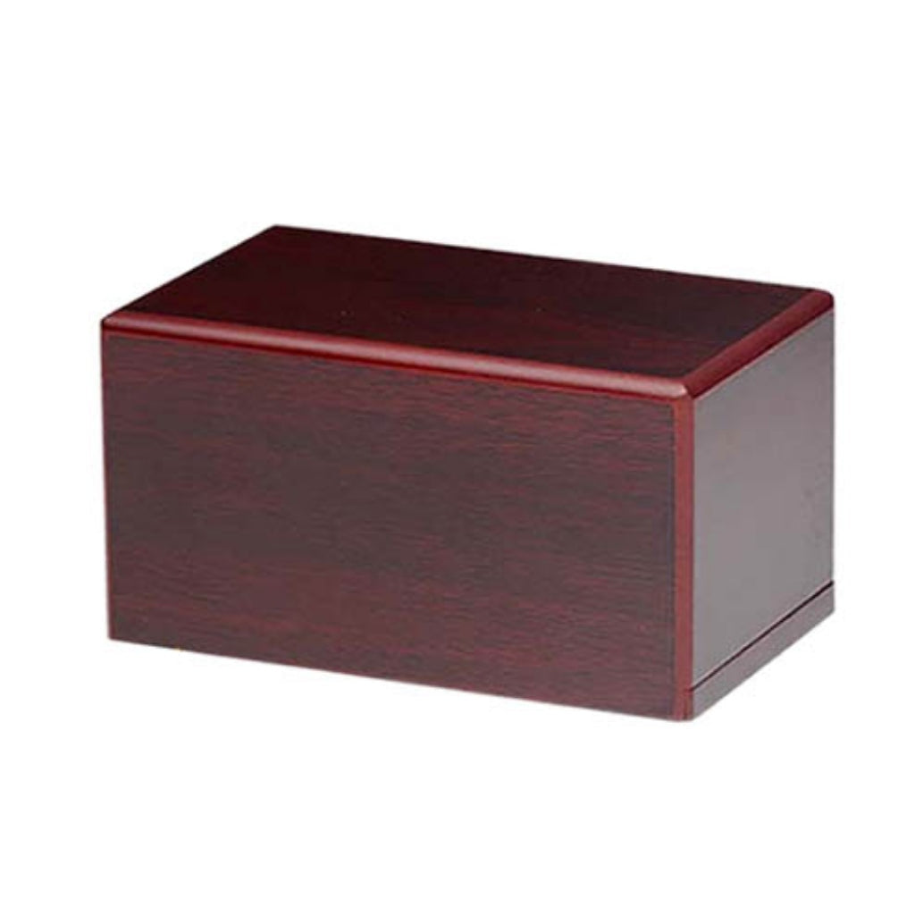 LARGE MDF Simplicity Urn -B038- Dark Cherry finish