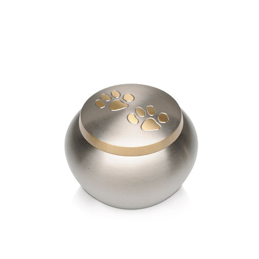 MEDIUM Brass "Journey" Pet urn - 2011- Pewter-tone