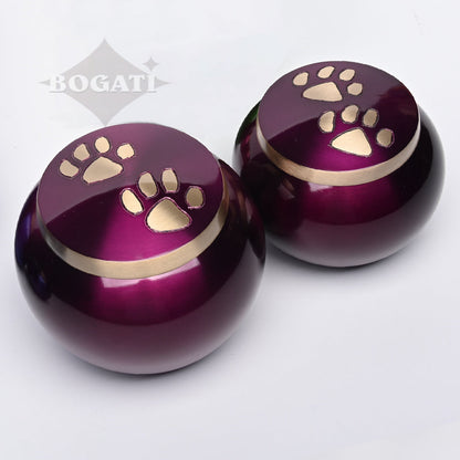 MEDIUM  Brass "Journey" Pet urn - 2011- ColorWay