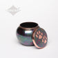 SMALL Brass Pet Urn -2012 "Journey" - Raku finish