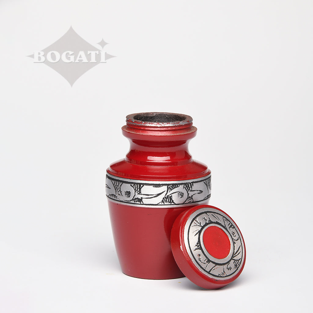 KEEPSAKE - Alloy Urn -2116- Grecian with Bogati Jasmine Border
