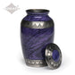 ADULT Brass Urn -2263- Heart Bands