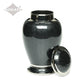 ADULT - Brass Urn -2571- Gleaming Enamel with Nickel Banding