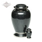 ADULT - Brass Urn -2571- Gleaming Enamel with Nickel Banding