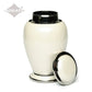 ADULT - Brass Urn -2571- Gleaming Enamel with Nickel Banding