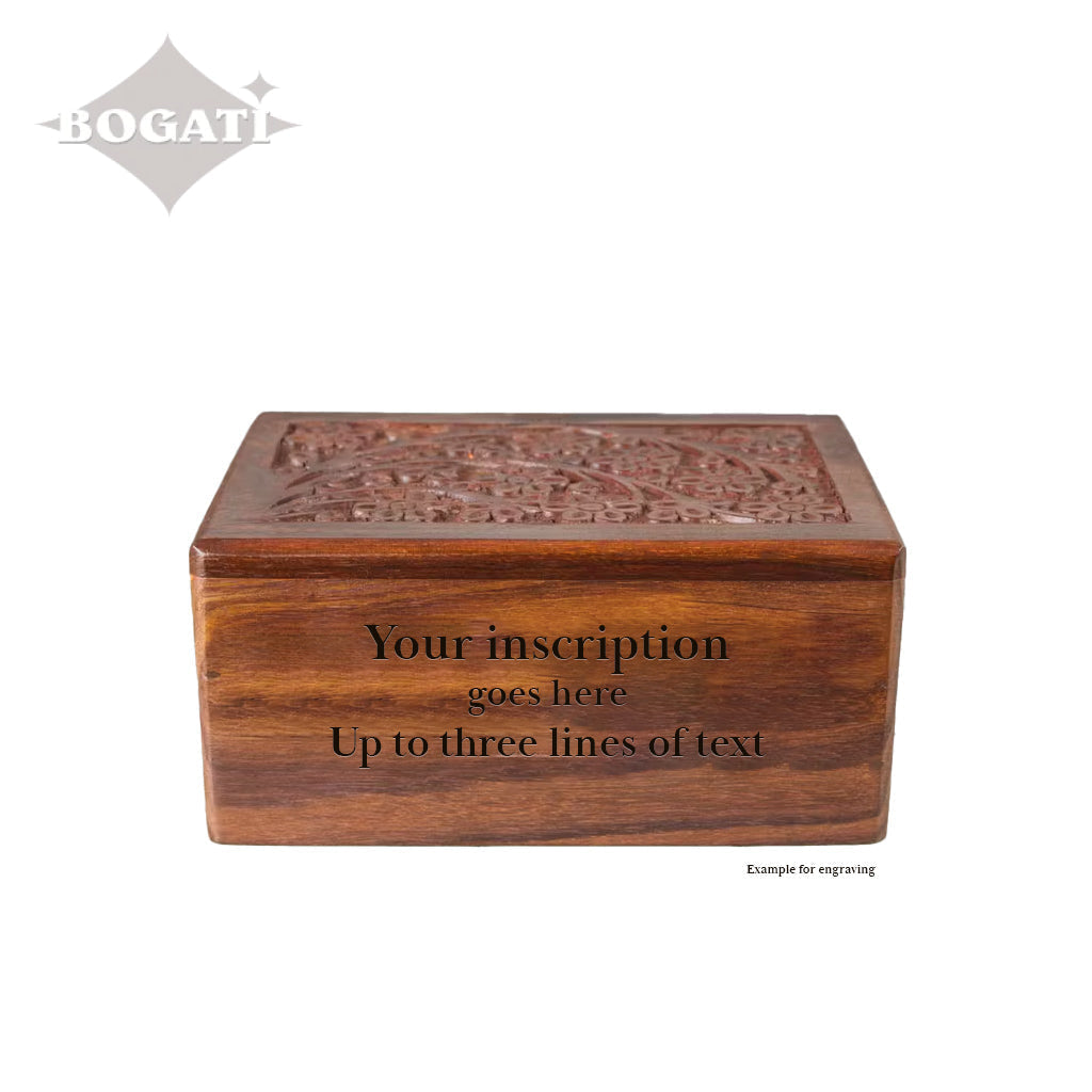 SMALL Rosewood Urn -2720 - Tree of Life