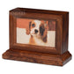 MEDIUM -2730- Rosewood Photo Frame Urn with Base