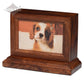 MEDIUM -2730- Rosewood Photo Frame Urn with Base