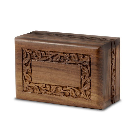 LARGE - Rosewood Border Urn -2742- Slide-out base
